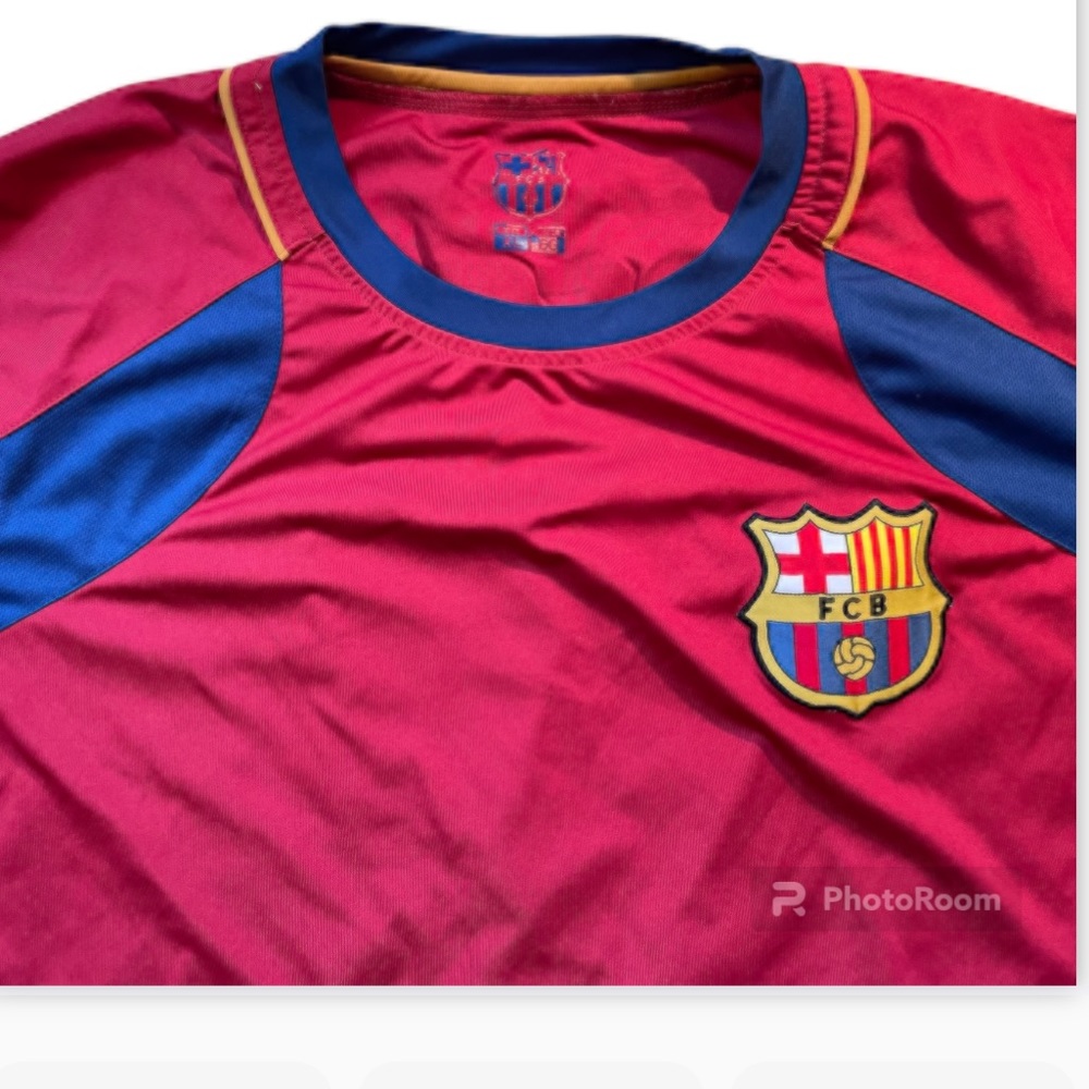 Barcelona futbol soccer Lionel Messi jersey shirt bcn xl mens